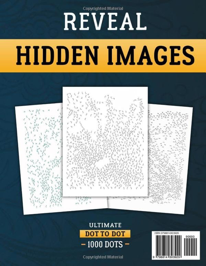 Ultimate Dot to Dot 1000 Dots: Connect the Dots for Kids and Adults | Hard Puzzle | Extreme Game for Children | Brain Activity Book | Logic Trace ... Activities | Animals | Scenes | Objects