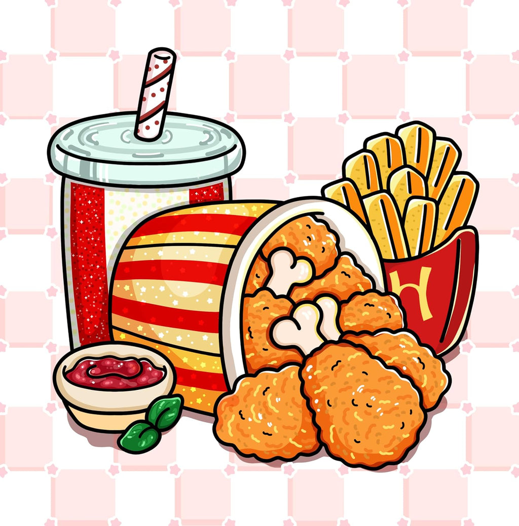 Comfort Food: Bold and Easy Coloring Book for Adults and Teens