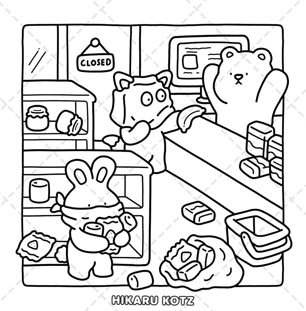 Silly Crimes: Cozy and Funny Coloring Book for Adults and Teens (Silly Funny Coloring Book)
