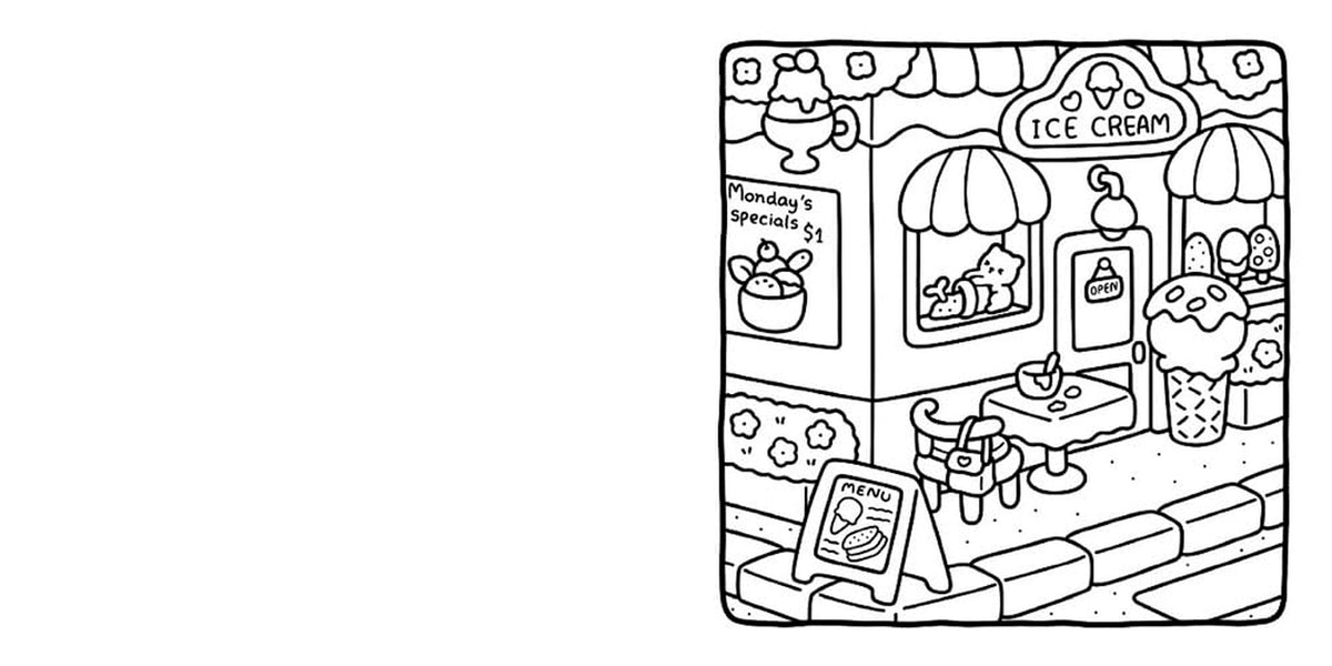 Cozy Corner: Coloring Book for Adults and Kids (Cozy Spaces Coloring)