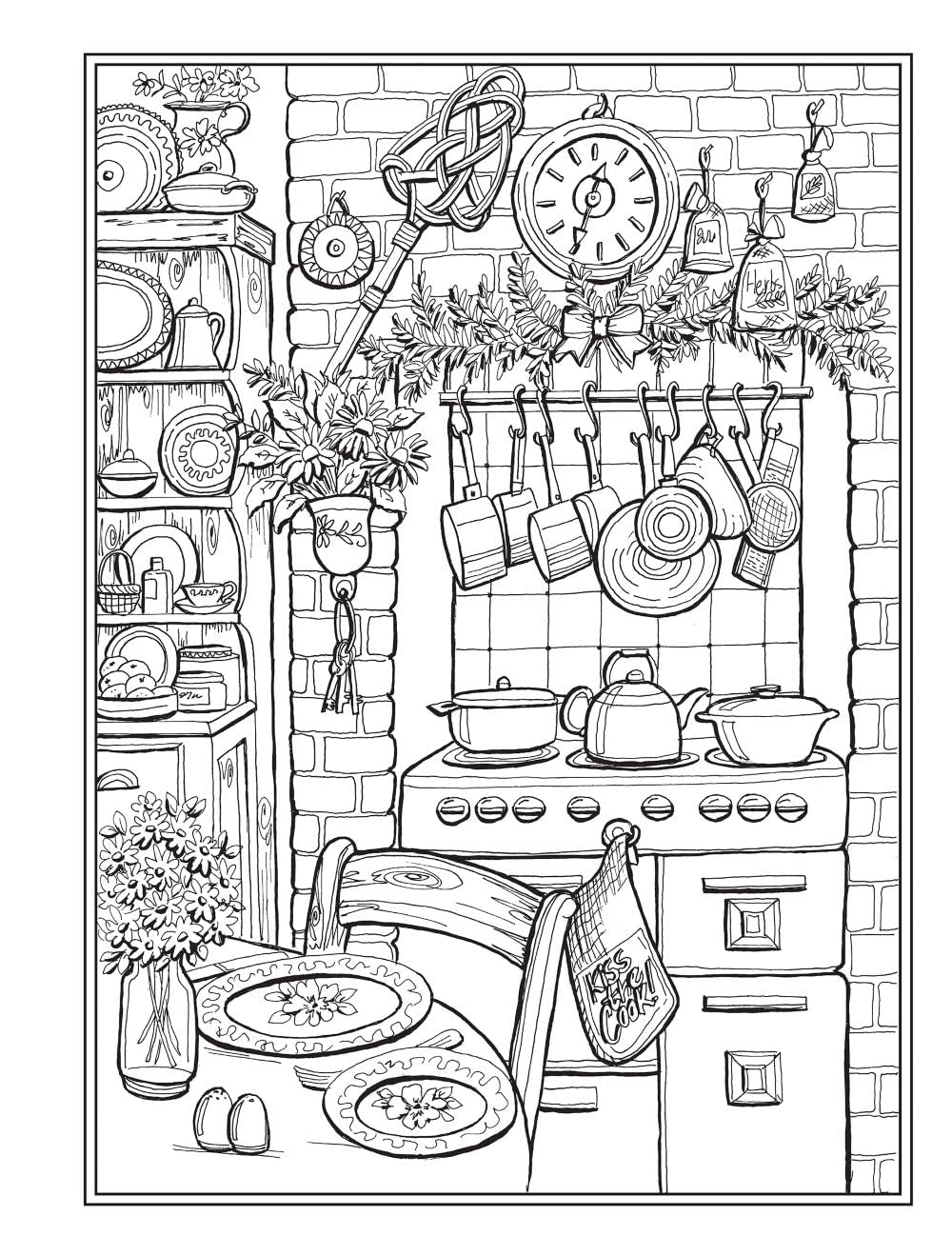 Creative Haven Country Charm Coloring Book (Adult Coloring Books: in the Country)