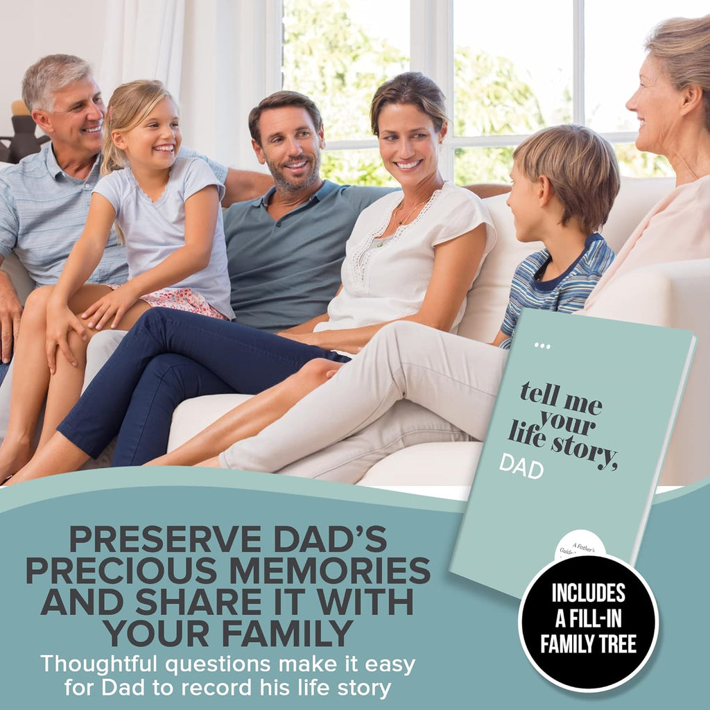 Tell Me Your Life Story, Dad: a Father’S Guided Journal and Memory Keepsake Book (Tell Me Your Life Story® Series Books)