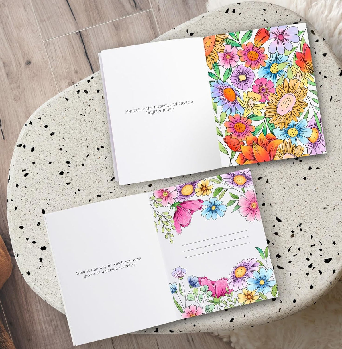 Beautiful Adult Coloring Book Set of 2 for Relaxation - Gratitude Books