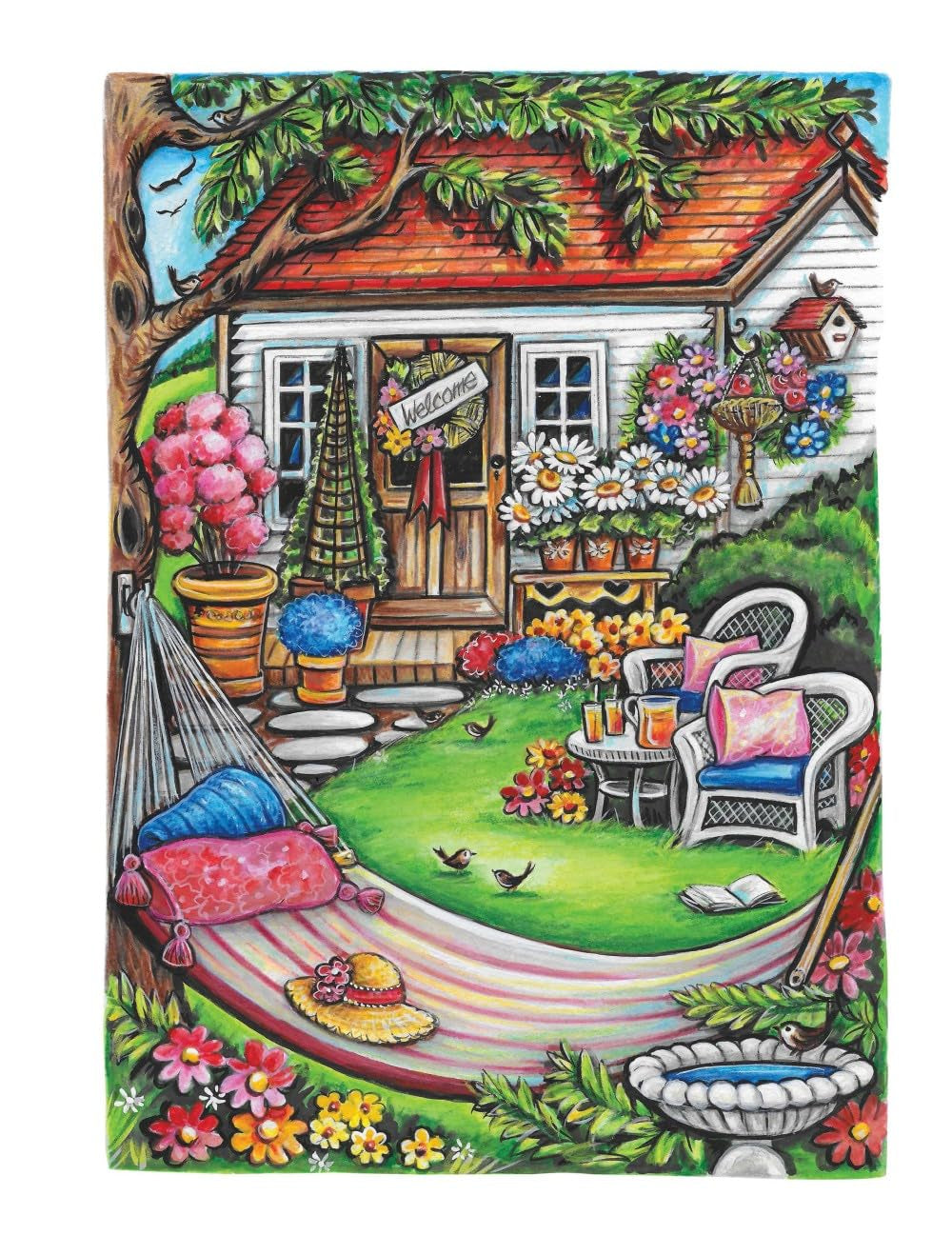 Creative Haven Home Sweet Home Coloring Book (Adult Coloring Books: Calm)