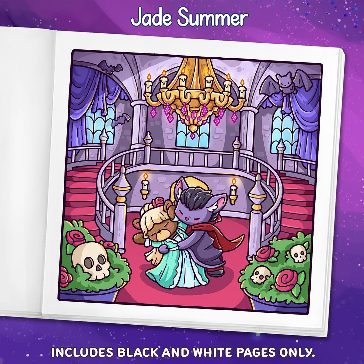 Spooky Places: Cozy Coloring Book for Adults and Teens with Cute and Creepy Hygge Scenes for Relaxation