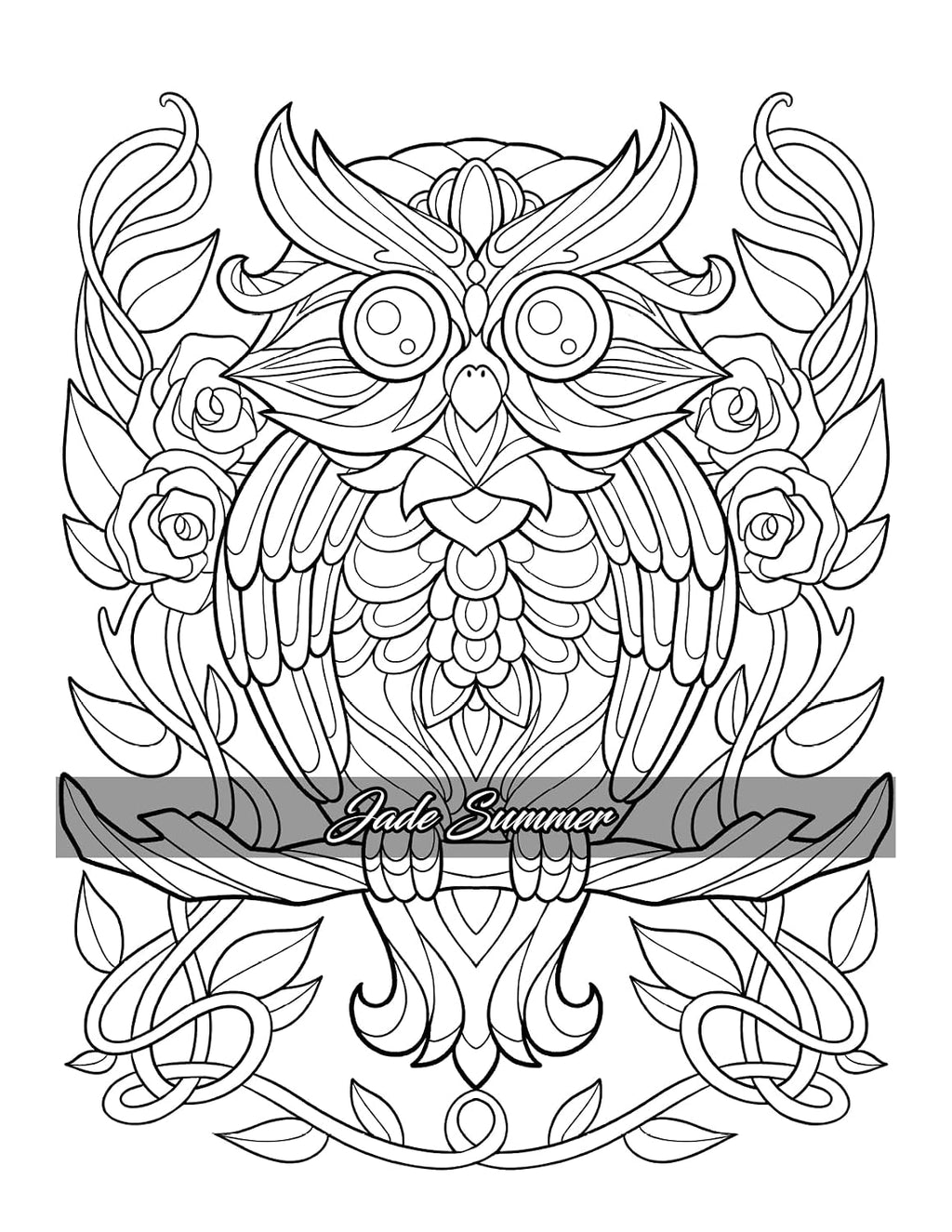 Stress Relief: Adult Coloring Book with Animals, Flowers, Fantasy, and More for Mindfulness and Relaxation