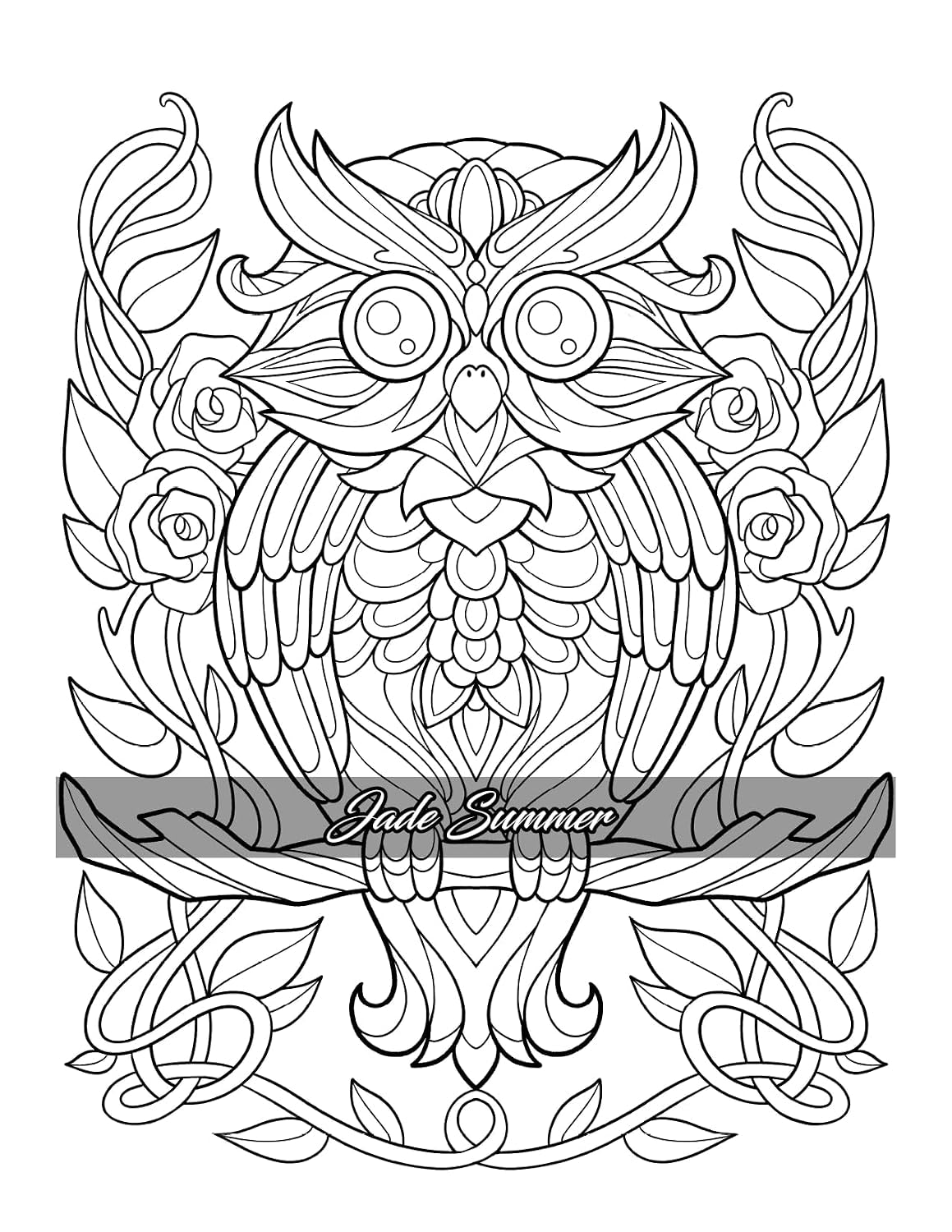 Stress Relief: Adult Coloring Book with Animals, Flowers, Fantasy, and More for Mindfulness and Relaxation