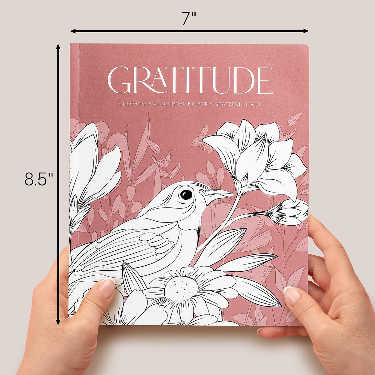 Beautiful Adult Coloring Book Set of 2 for Relaxation - Gratitude Books