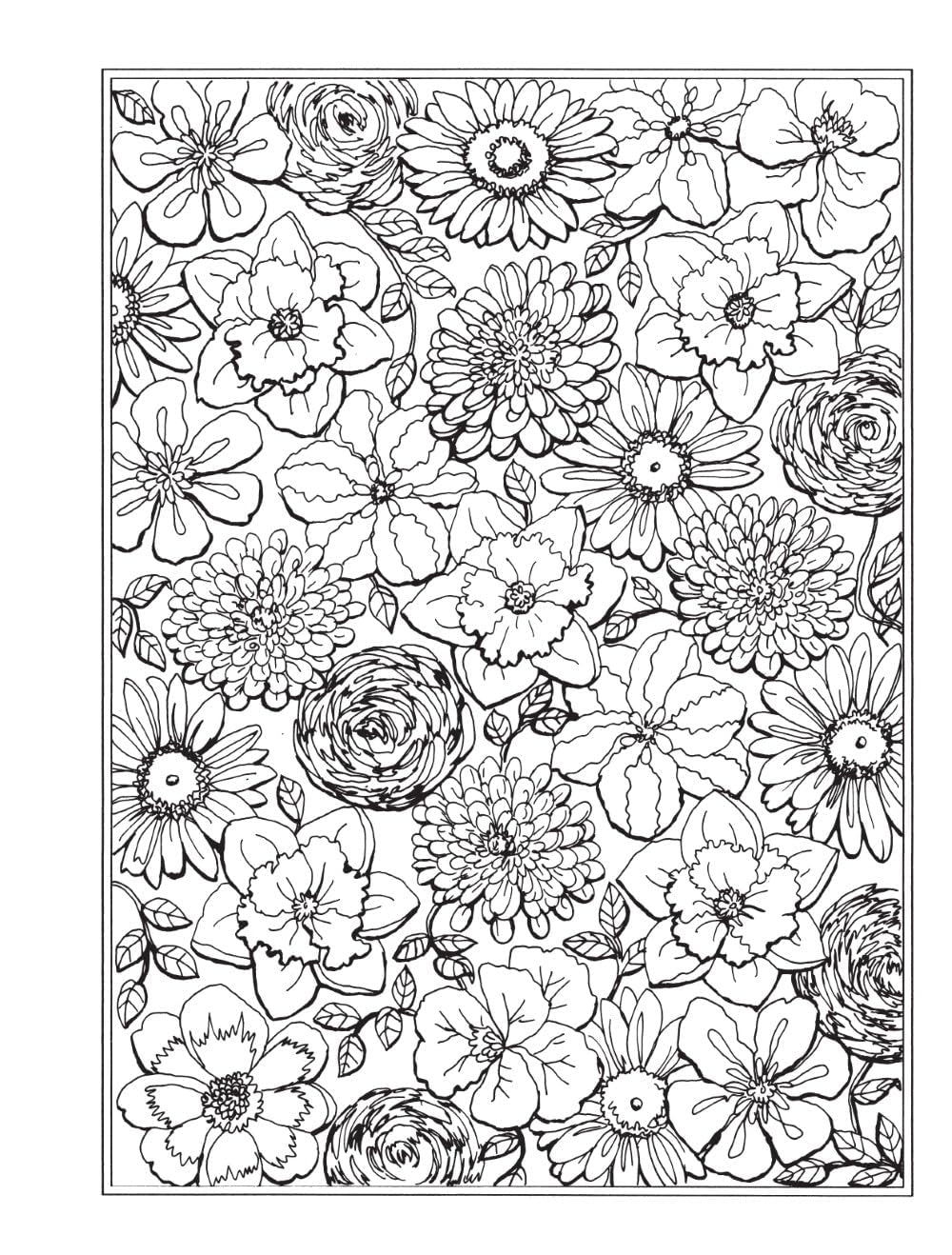 Creative Haven Spring Scenes Coloring Book (Adult Coloring Books: Seasons)