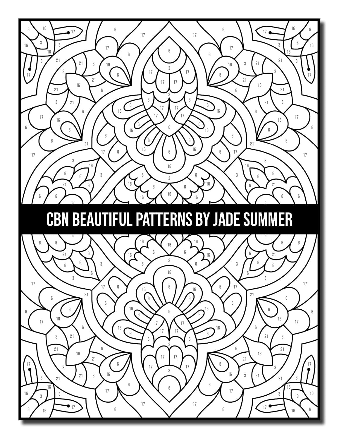 Color by Number Beautiful Patterns: an Adult Coloring Book with Fun, Easy, and Relaxing Coloring Pages (Color by Number Coloring Books)