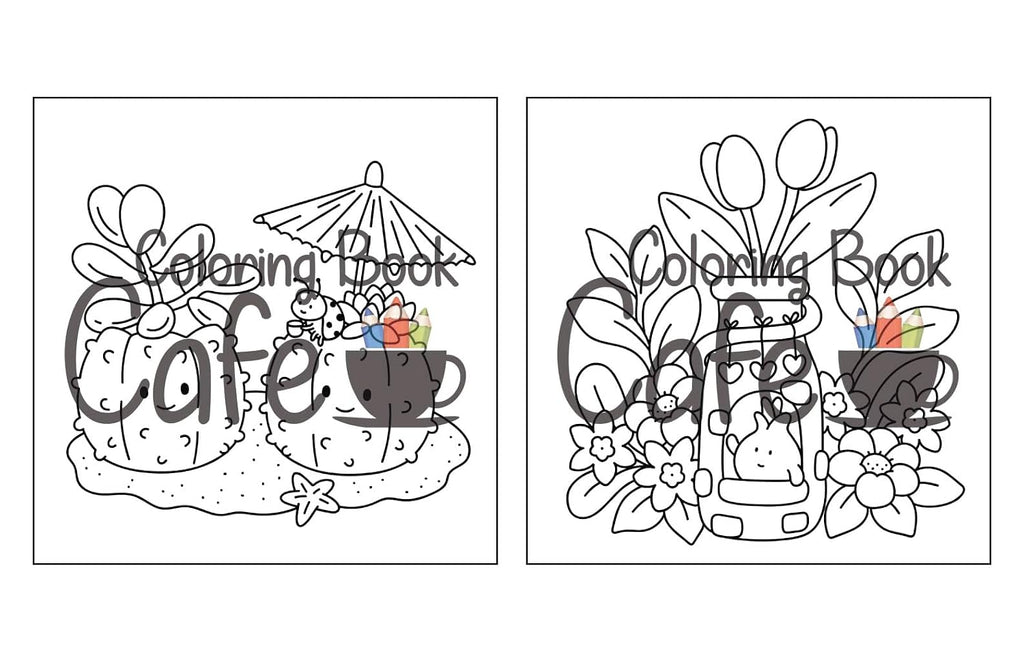 Enchanting Tiny Gardens: A Whimsical Coloring Adventure for Adults and Teens