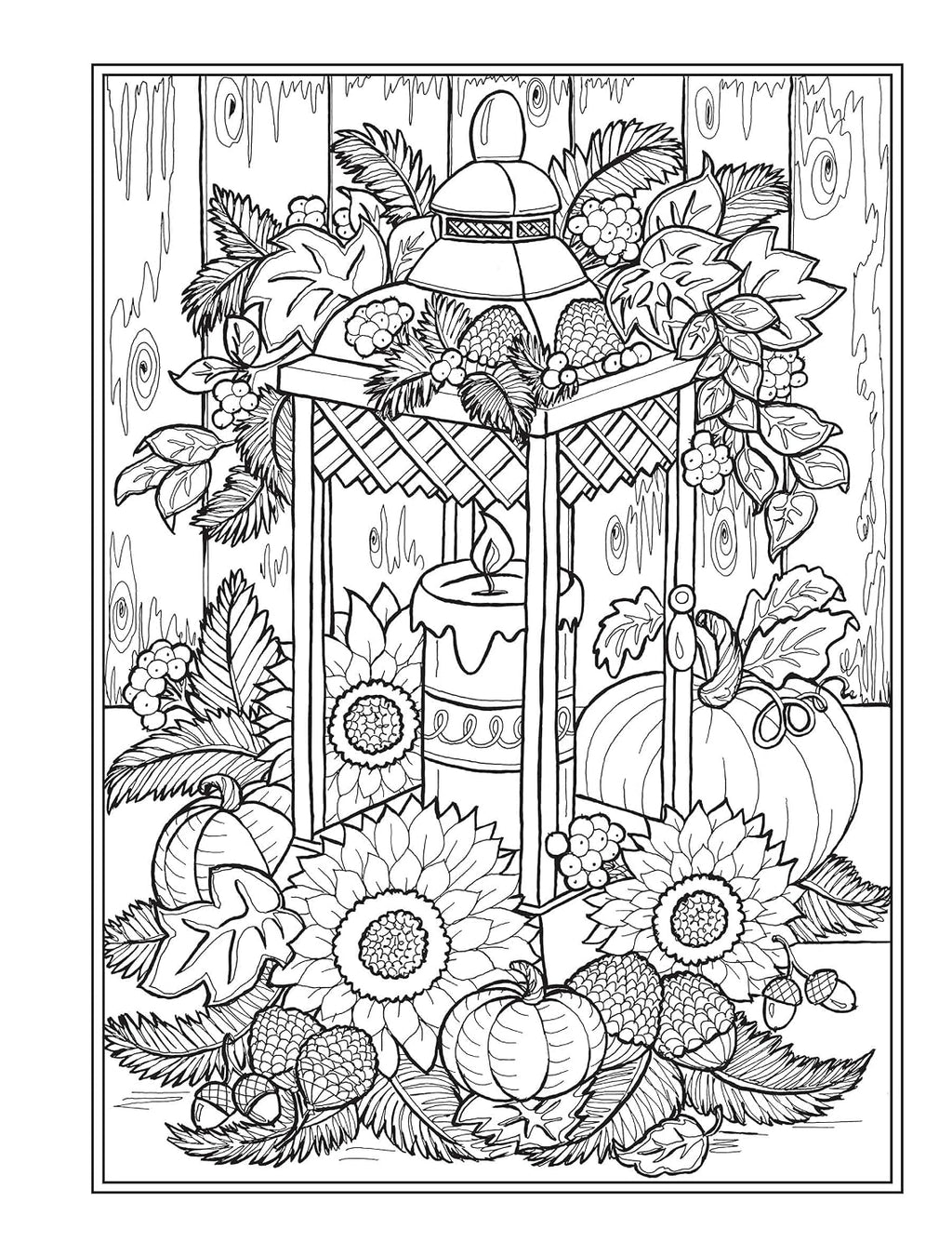 Creative Haven Autumn Charm Coloring Book (Adult Coloring Books: Seasons)