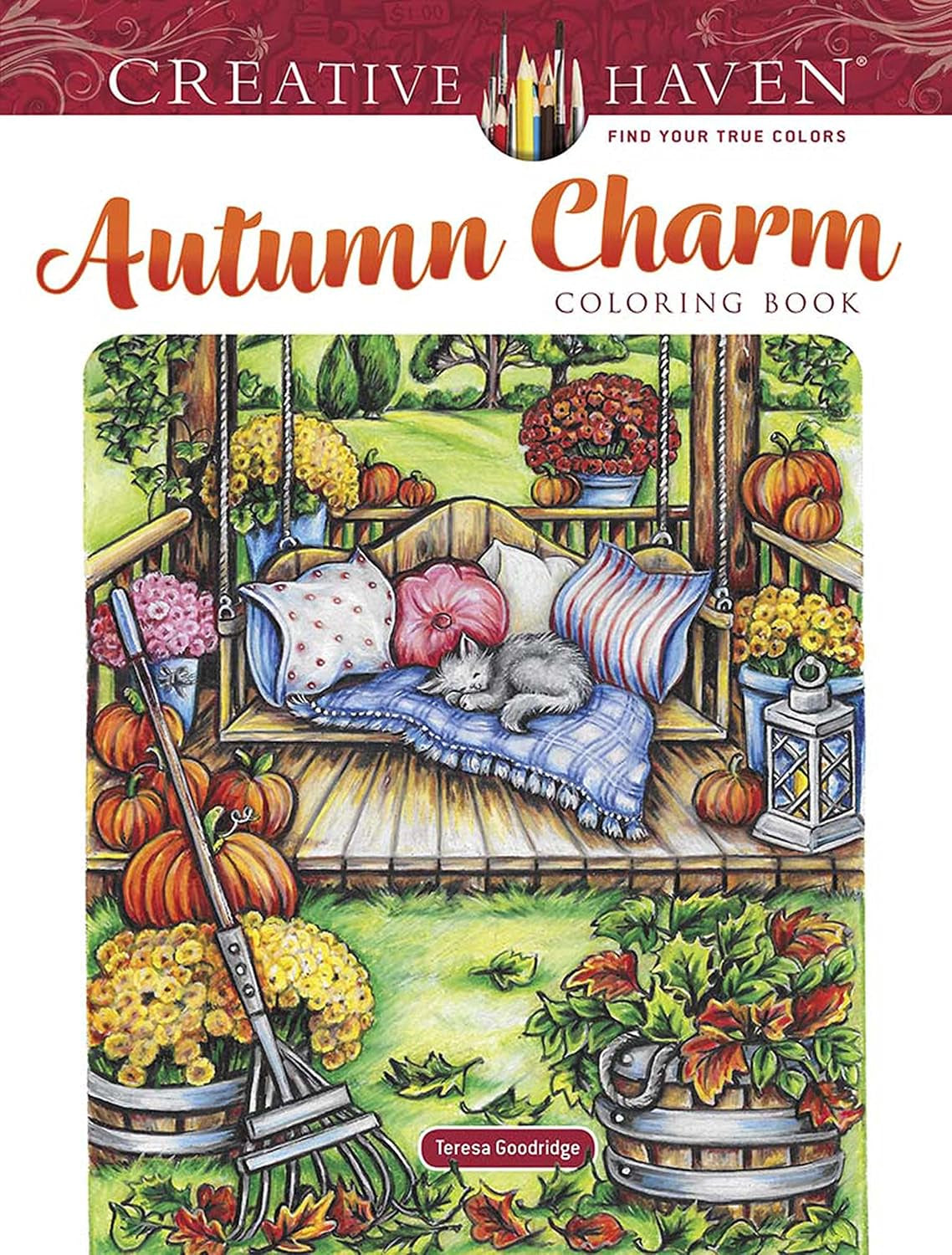 Creative Haven Autumn Charm Coloring Book (Adult Coloring Books: Seasons)