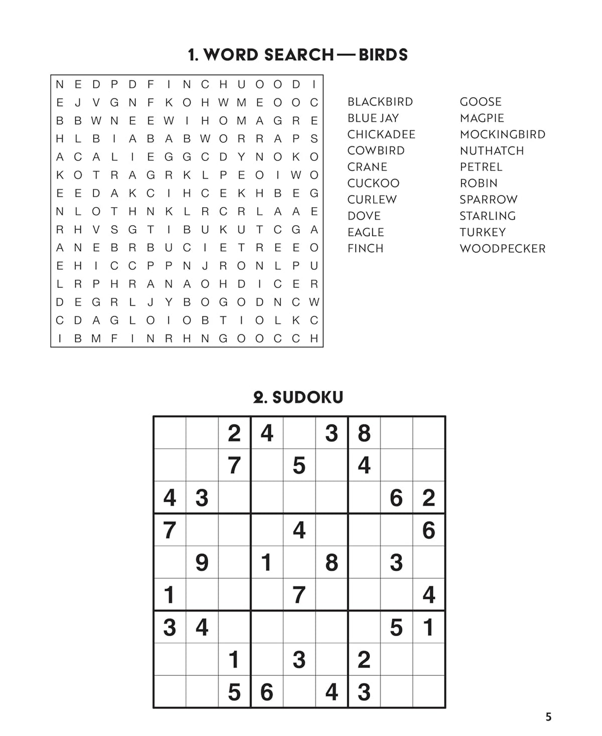 Easy Breezy Adult Activity Book: Includes Easy Puzzles, Word Searches, Coloring Pages, Spot the Difference, Sudoku, Brain Games, and Much More