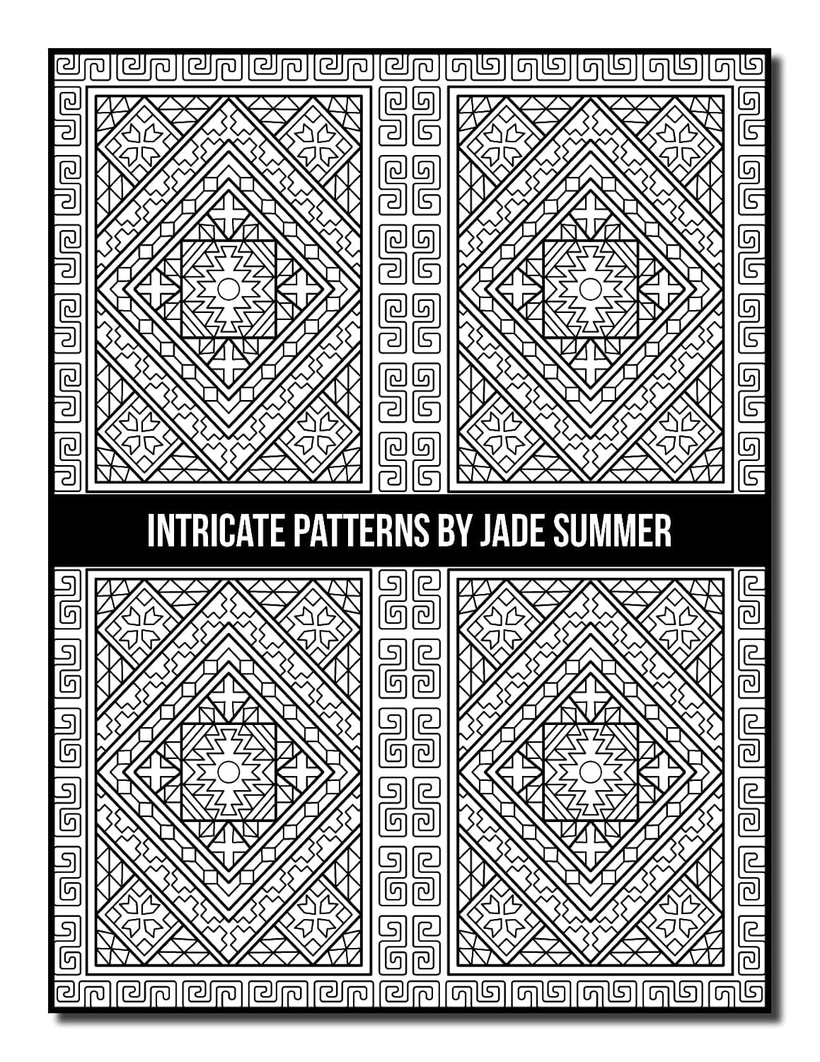 Intricate Patterns: an Adult Coloring Book with 50 Detailed Pattern Designs for Relaxation and Stress Relief (Intricate Coloring Books)