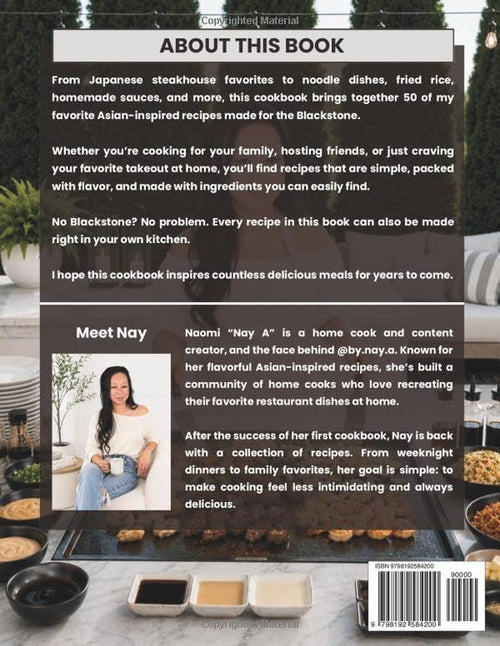 By Nay A: Blackstone Cookbook: Asian-Inspired Recipes, Restaurant Favorites, Tips & Techniques for the Flat-Top Griddle