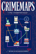CRIMEMAPS: a Detective Logic Puzzle Book for Adults — Trace the Killer'S Escape Route through 7 Cities