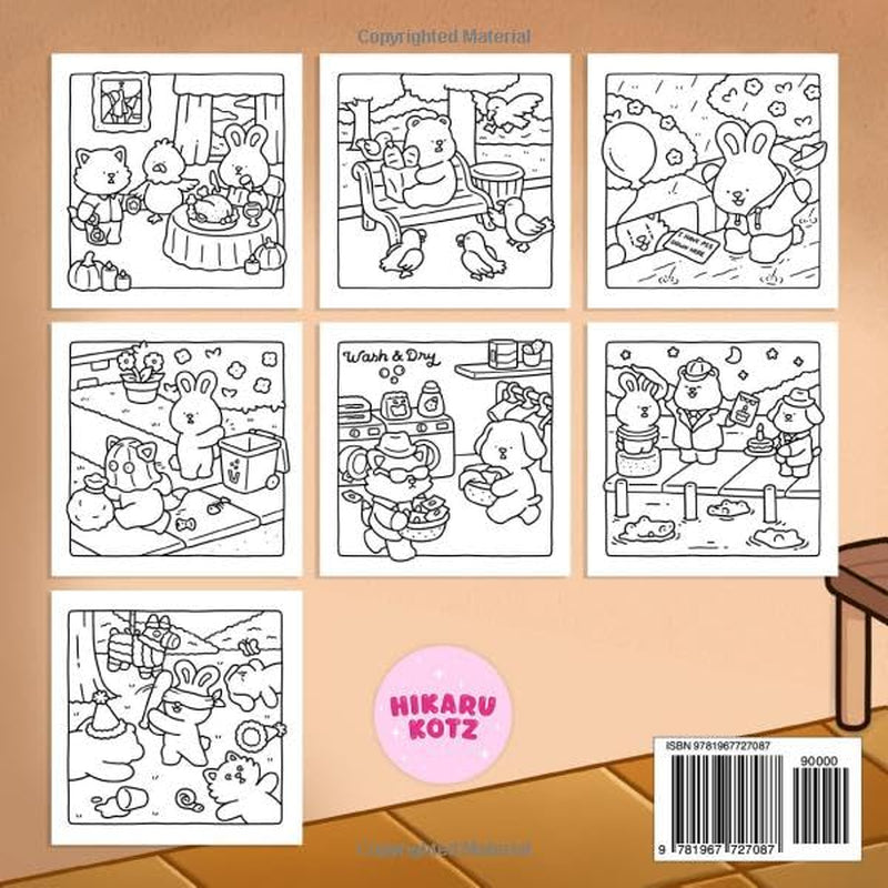 Silly Crimes: Cozy and Funny Coloring Book for Adults and Teens (Silly Funny Coloring Book)