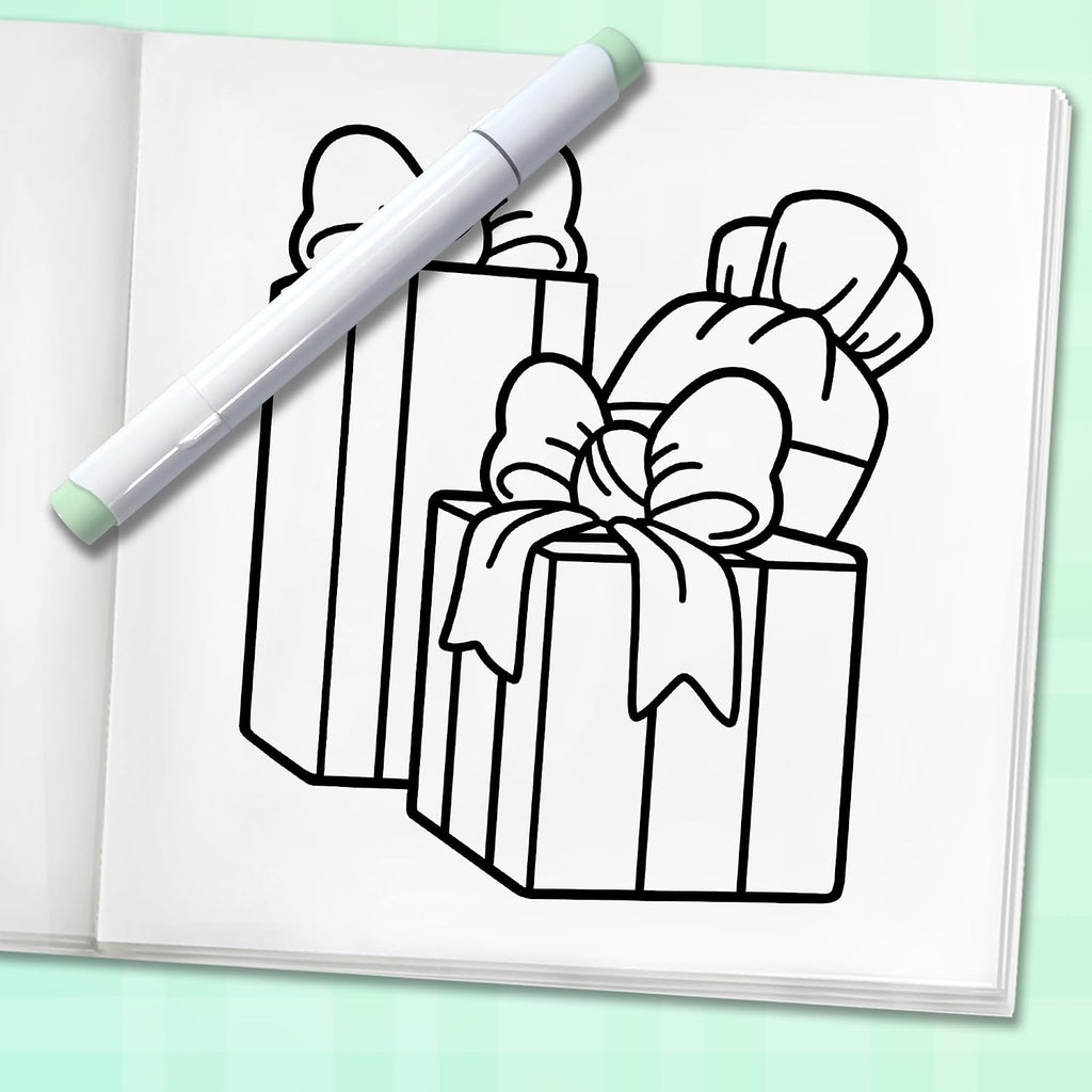 Christmas: Bold and Easy Coloring Book for Adults, Teens, and Seniors with Simple and Relaxing Holiday Designs