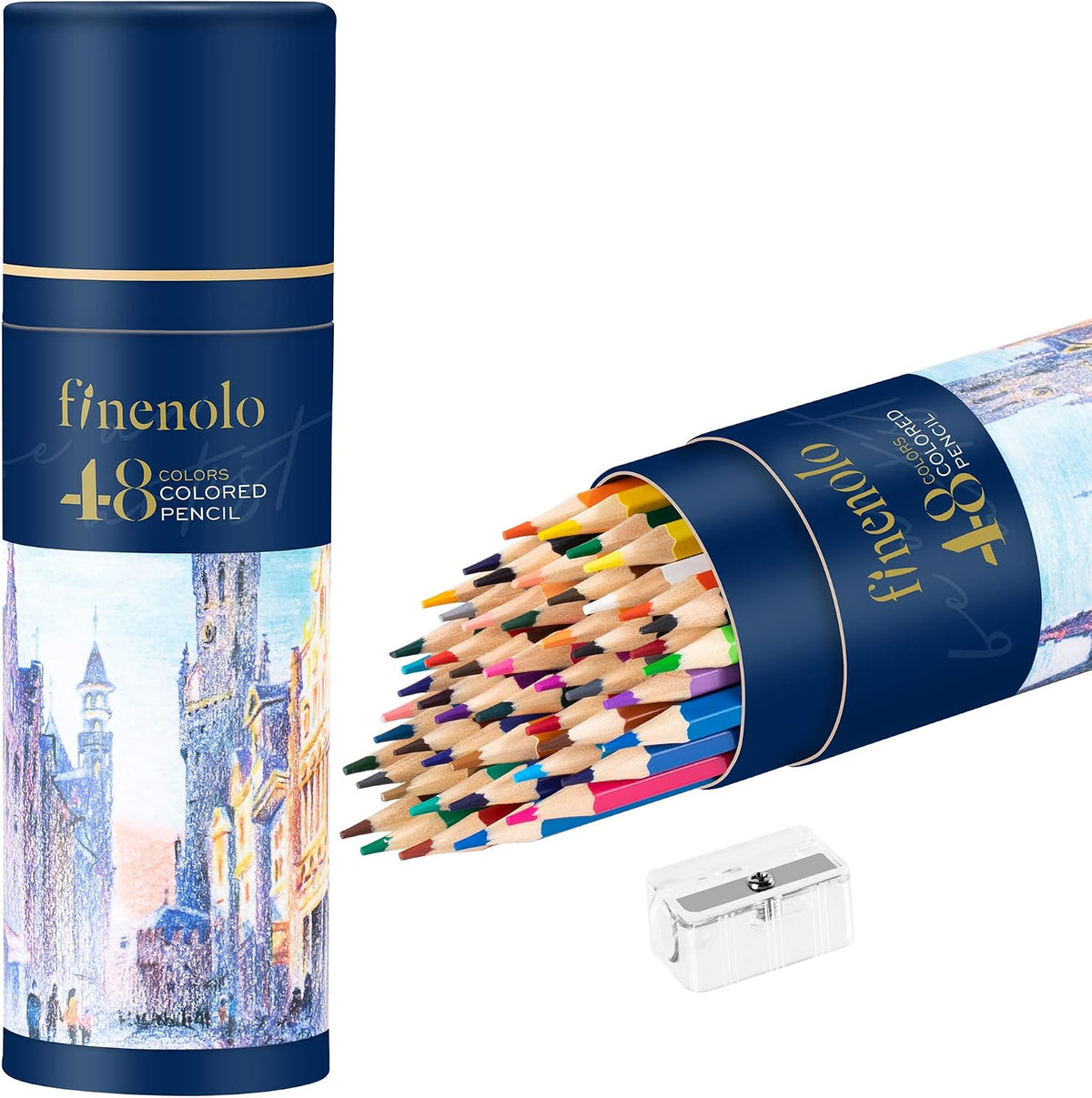 48 Pack Colored Pencils for Adult Coloring Books