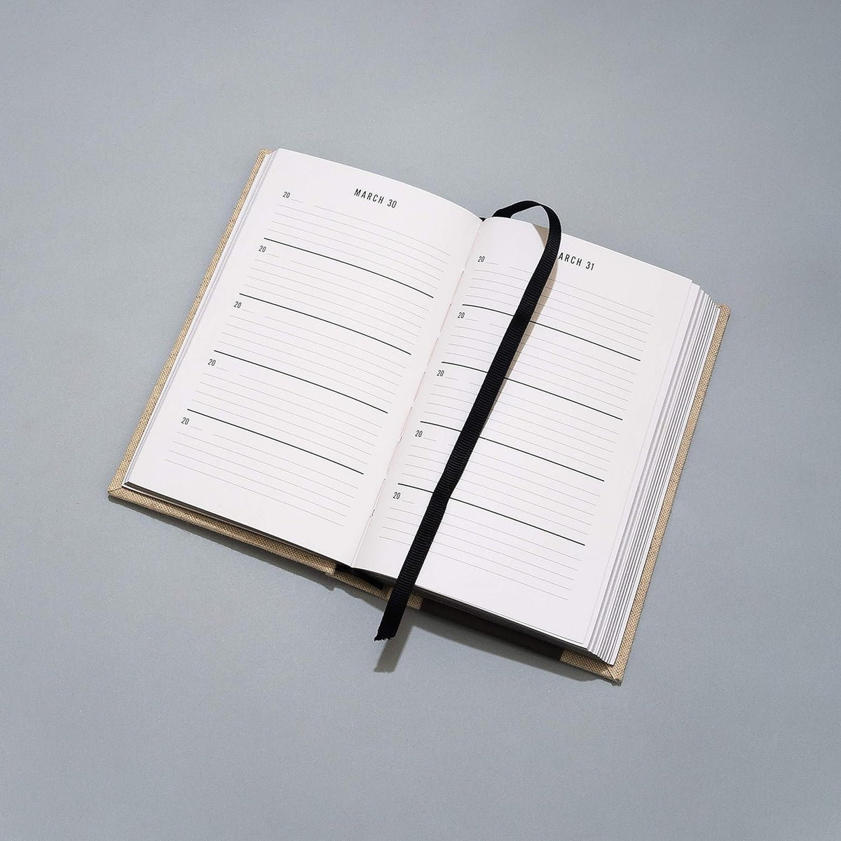 Canvas One Line a Day: a Five-Year Memory Book (Yearly Memory Journal and Diary, Natural Canvas Cover)
