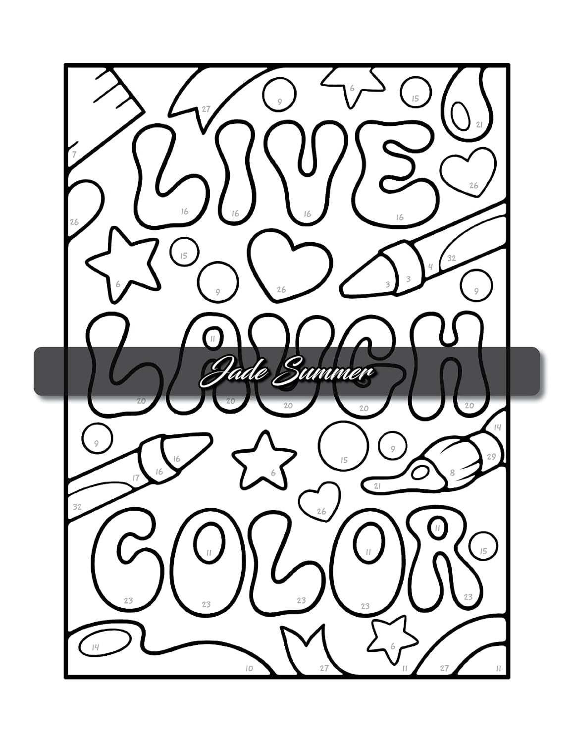 Simple Color by Number: a Coloring Book with Easy, Bold, and Large Print Designs for Adults, Teens, Seniors, and Beginners