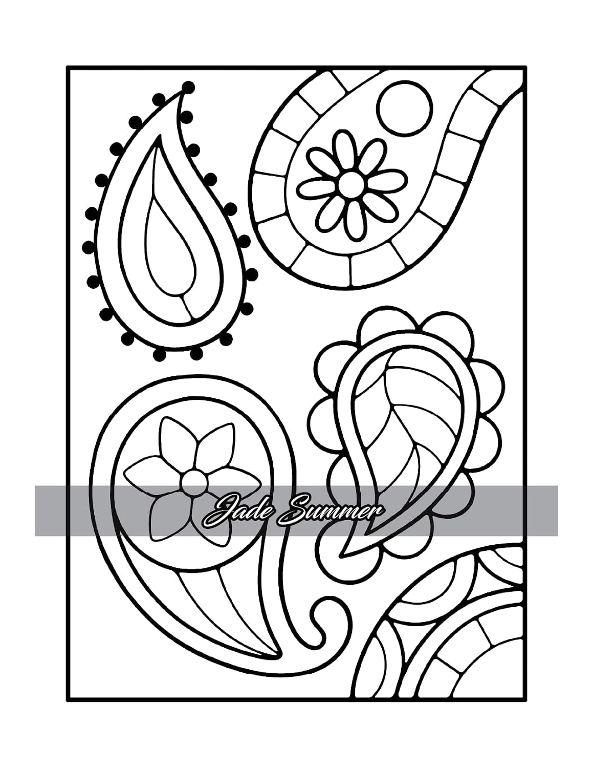 Simple Coloring Book: Easy, Bold, and Large Print Designs for Adults, Teens, Seniors, and Beginners (Easy Coloring Books)