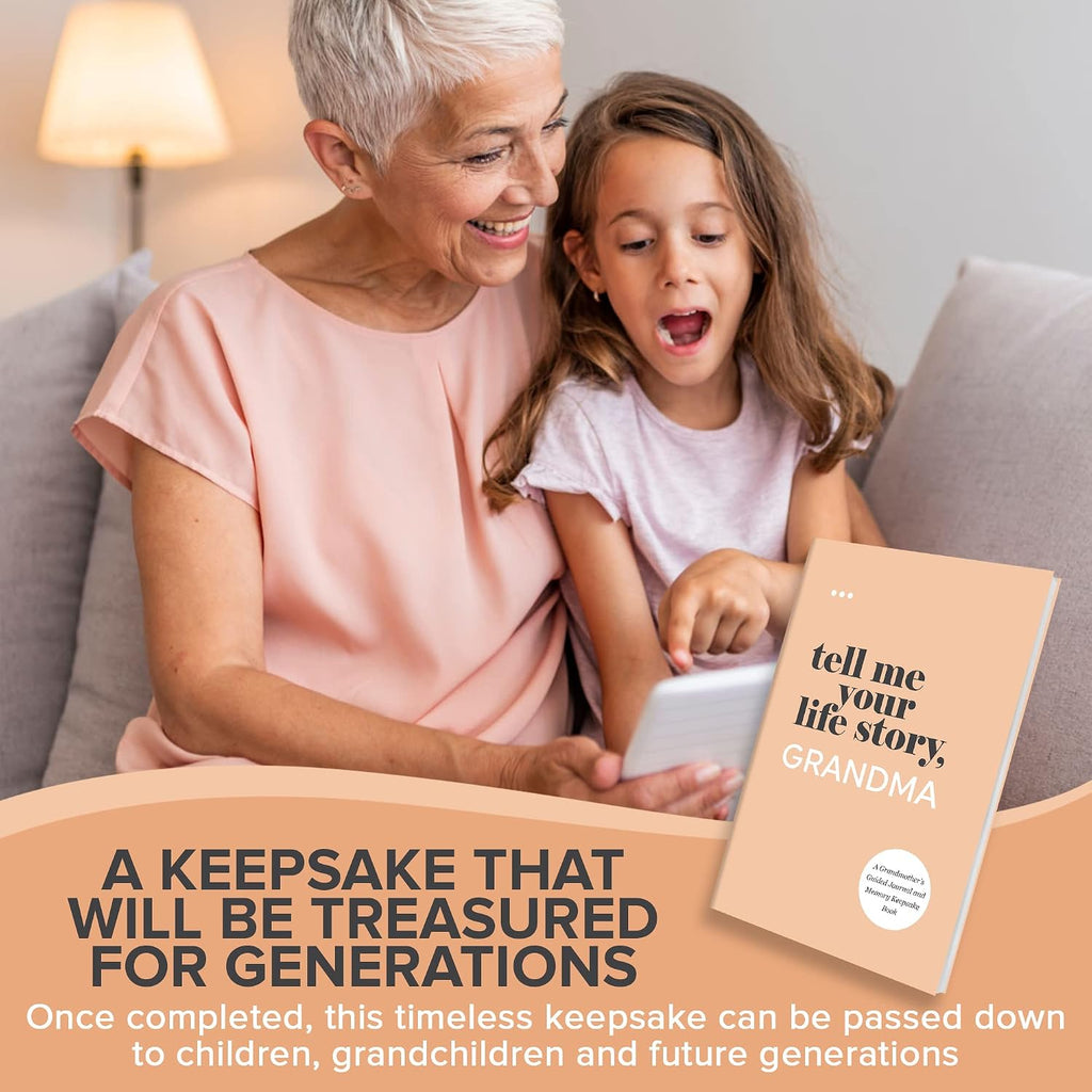 Tell Me Your Life Story, Grandma: a Grandmother’S Guided Journal and Memory Keepsake Book (Tell Me Your Life Story® Series Books)