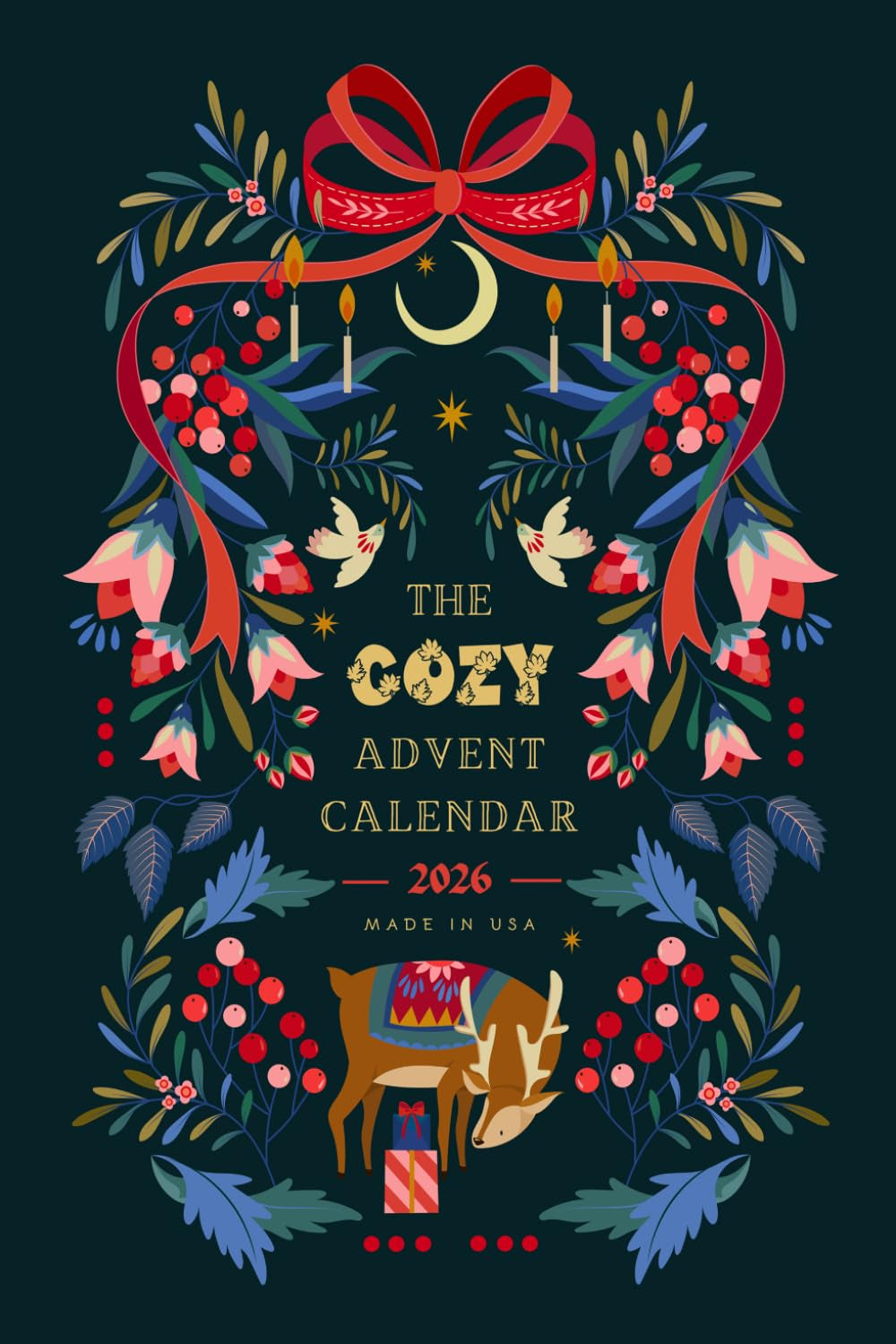 The Cozy Advent Calendar for Adults: Give the Gift of Puzzles, Coloring, Brain Teaser Games, Self-Care, and More. a 24-Day Christmas Activity Book (2026 Christmas Countdown Collection)