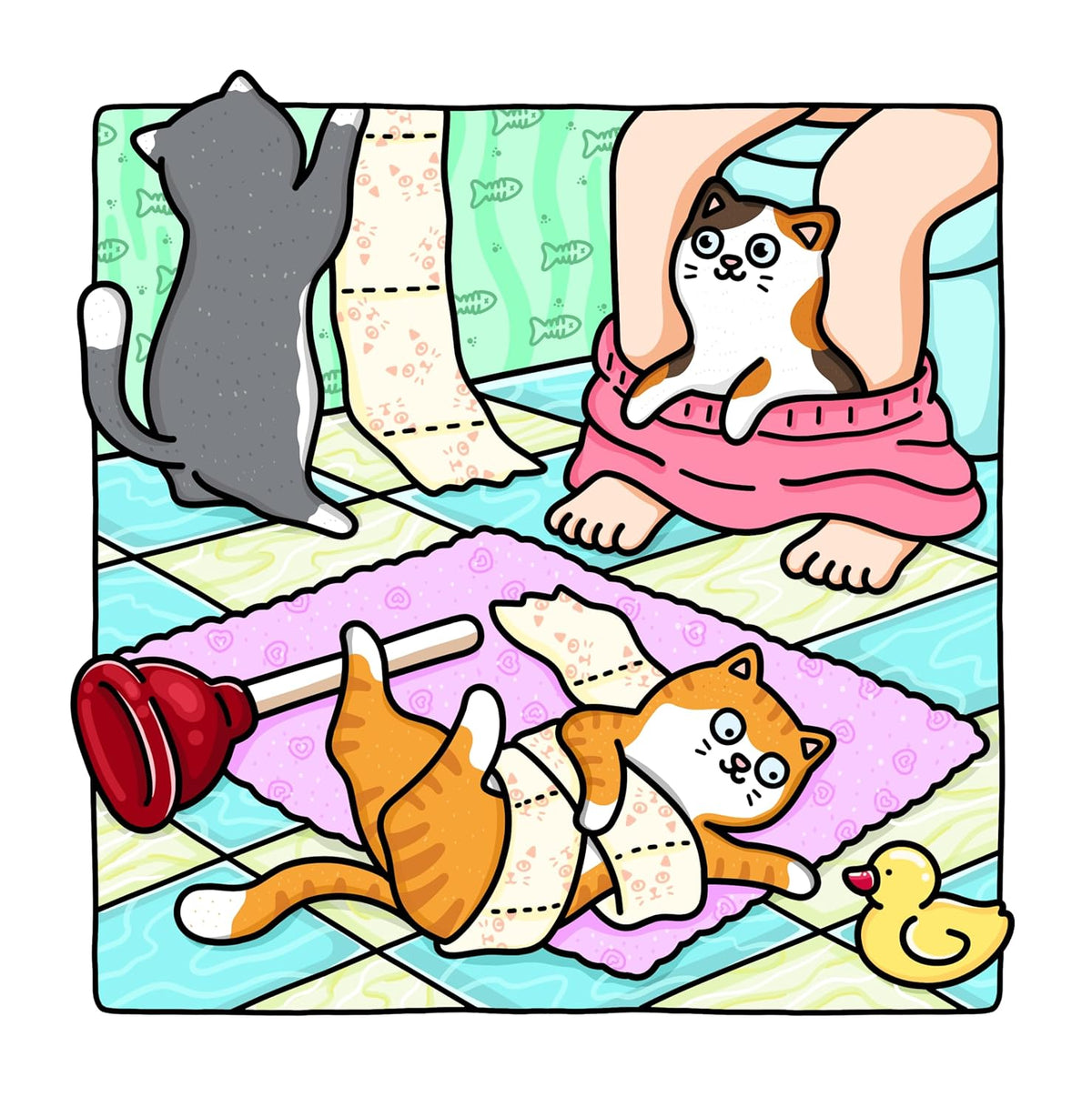 Naughty Cats: Cattitude Coloring Book for Adults and Teens (Cat & Dog Coloring Book)