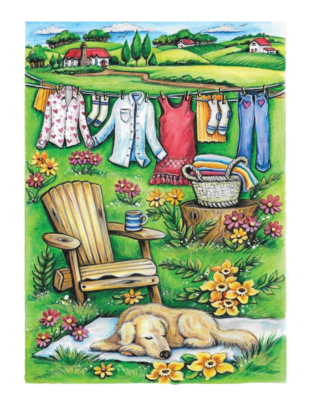 Creative Haven Romantic Country Scenes Coloring Book: Lovely Picnic Spots, Lakeside Canoes, Scenic Gardens, and Cozy Couples for Relaxation and Stress Relief (Adult Coloring Books: in the Country)