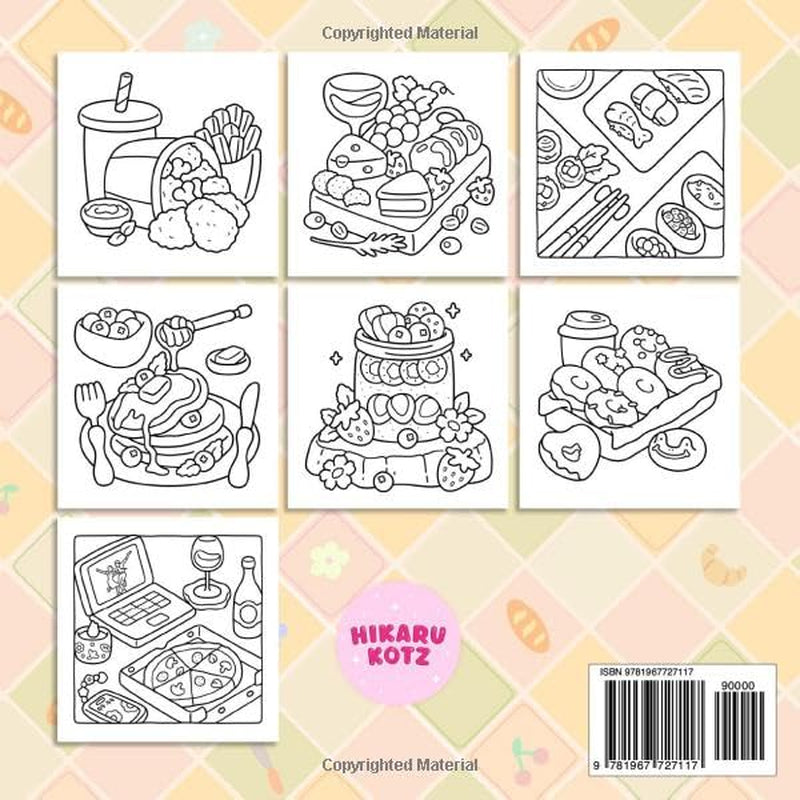 Comfort Food: Bold and Easy Coloring Book for Adults and Teens