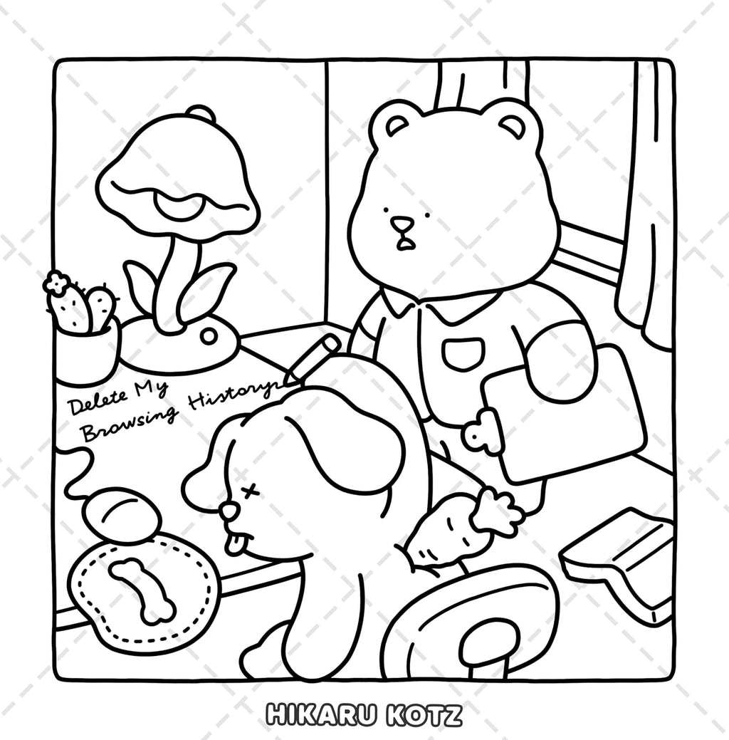 Silly Crimes: Cozy and Funny Coloring Book for Adults and Teens (Silly Funny Coloring Book)