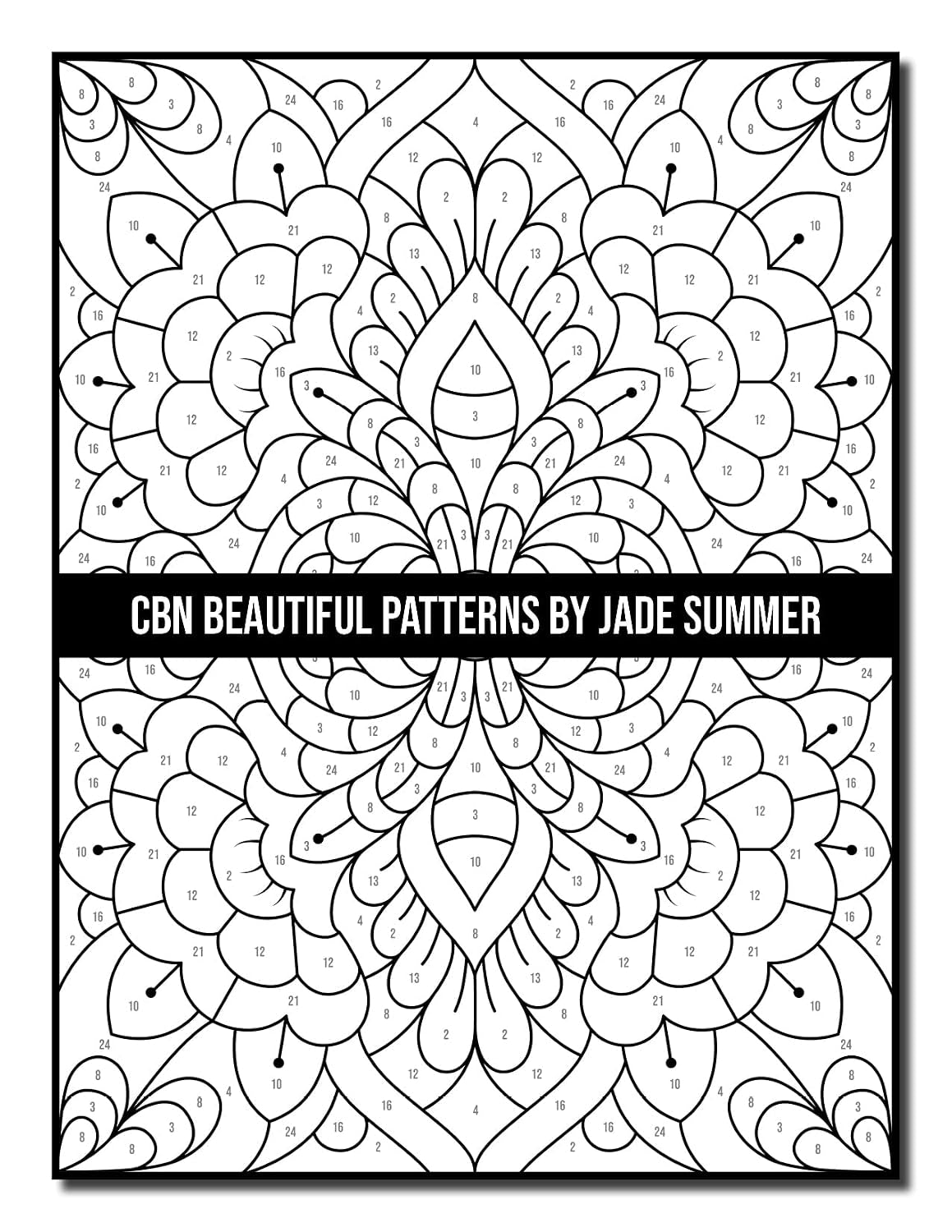 Color by Number Beautiful Patterns: an Adult Coloring Book with Fun, Easy, and Relaxing Coloring Pages (Color by Number Coloring Books)