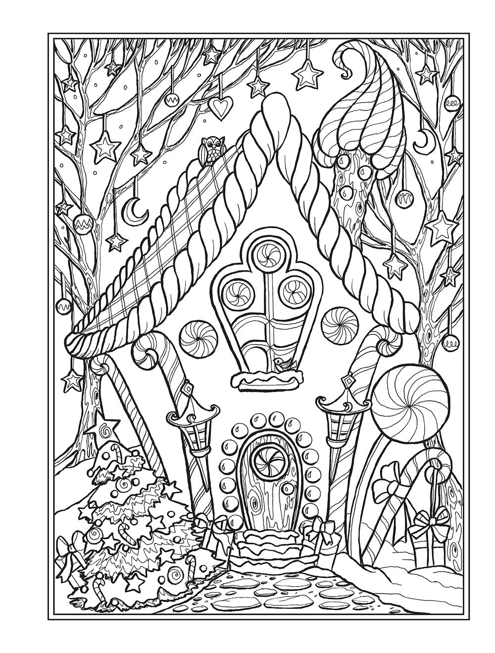 Creative Haven Enchanted Christmas Coloring Book (Adult Coloring Books: Christmas)