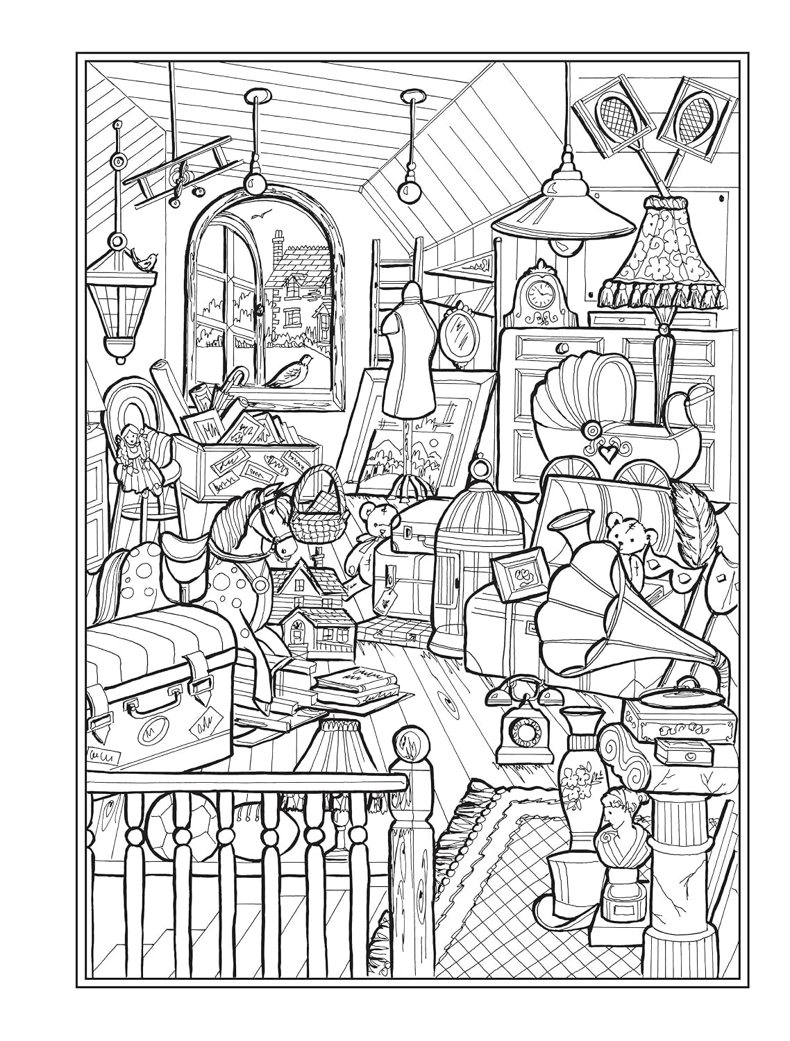 Creative Haven Home Sweet Home Coloring Book (Adult Coloring Books: Calm)