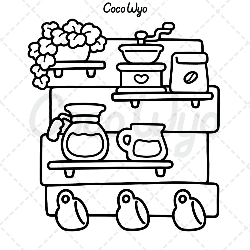 Stress Relief: Coloring Book for Adults and Kids, Bold and Easy, Simple and Big Designs for Relaxation Featuring Animals, Landscape, Flowers, Patterns, Cute Things and Many More