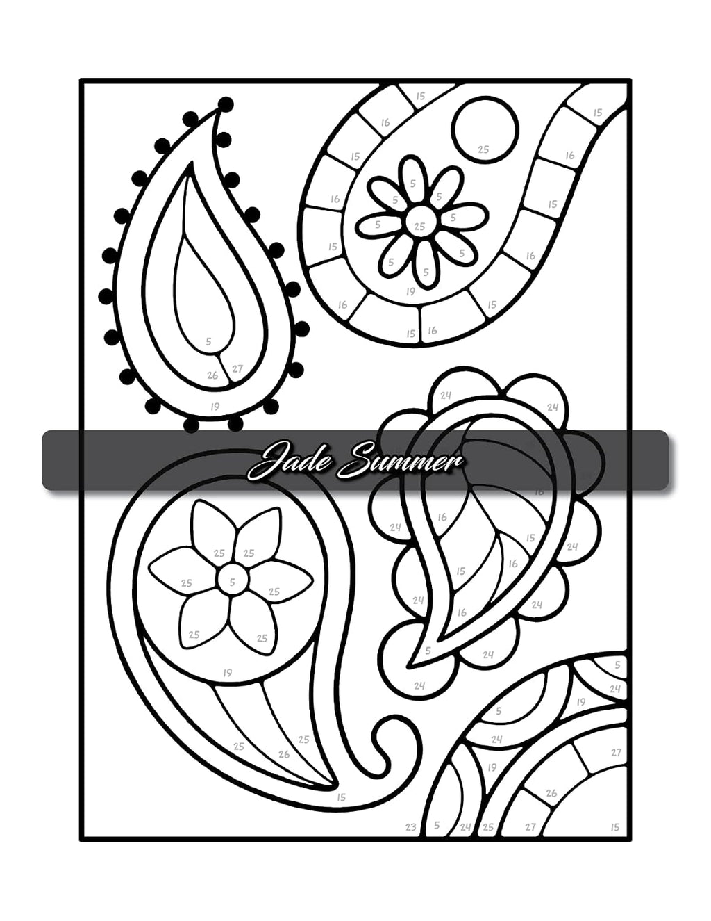 Simple Color by Number: a Coloring Book with Easy, Bold, and Large Print Designs for Adults, Teens, Seniors, and Beginners