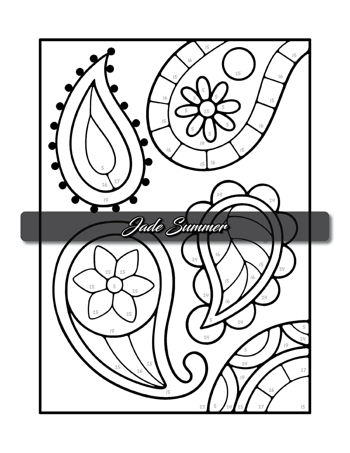 Simple Color by Number: a Coloring Book with Easy, Bold, and Large Print Designs for Adults, Teens, Seniors, and Beginners