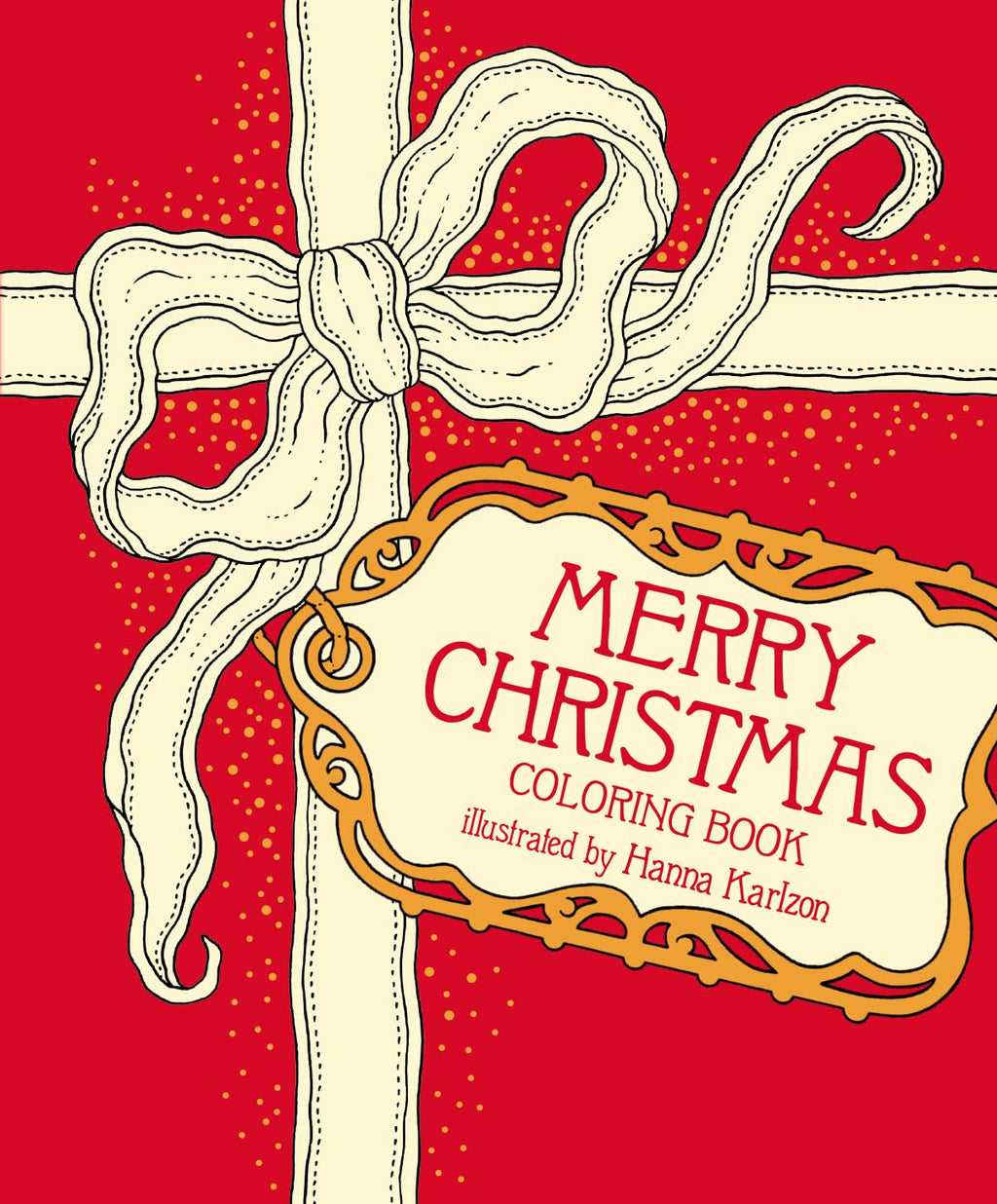 Merry Christmas Coloring Book: Hardcover Adult Coloring Book Featuring Thick, High-Quality Paper