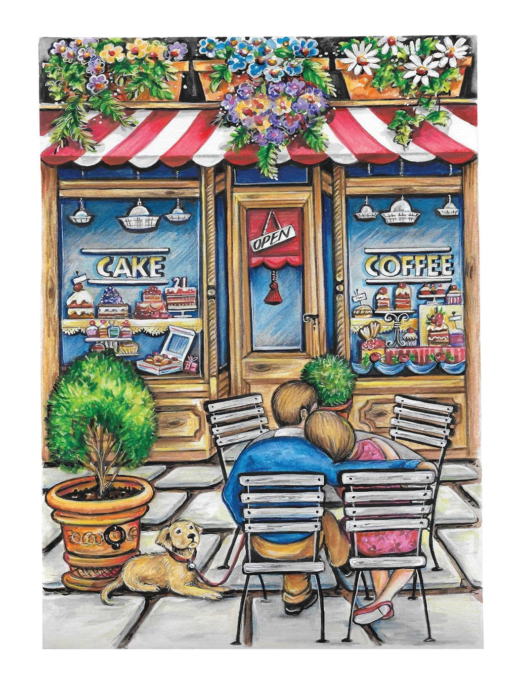 Creative Haven Romantic Country Scenes Coloring Book: Lovely Picnic Spots, Lakeside Canoes, Scenic Gardens, and Cozy Couples for Relaxation and Stress Relief (Adult Coloring Books: in the Country)