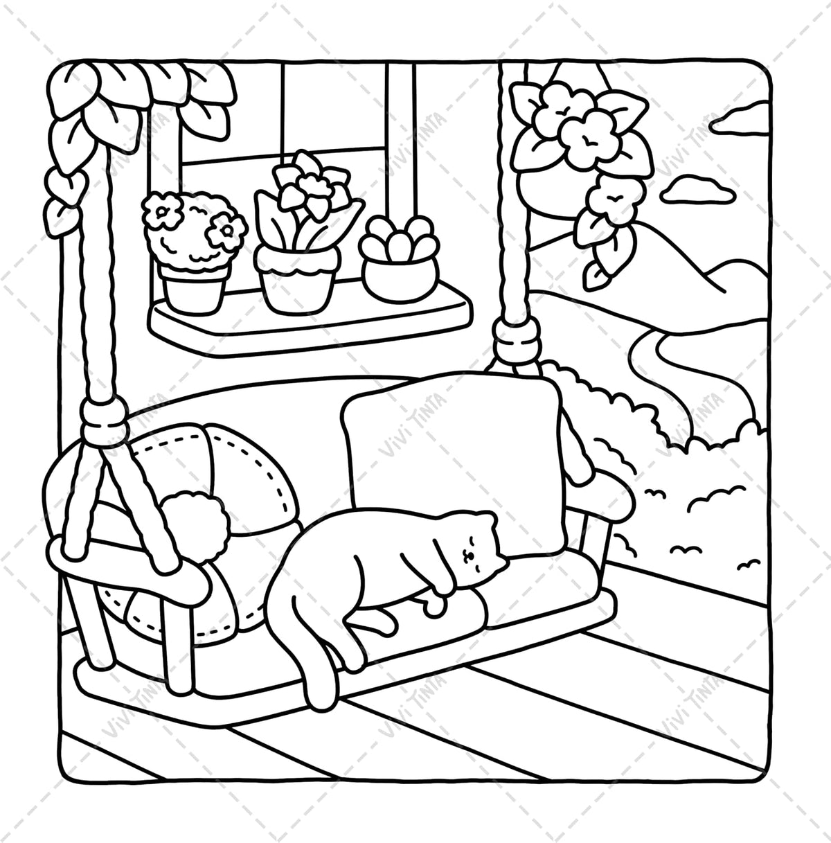 Calmness: Quiet and Relaxing Coloring Book for Adults & Teens