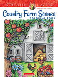 Creative Haven Country Farm Scenes Coloring Book: Relax & Find Your True Colors (Adult Coloring Books: in the Country)