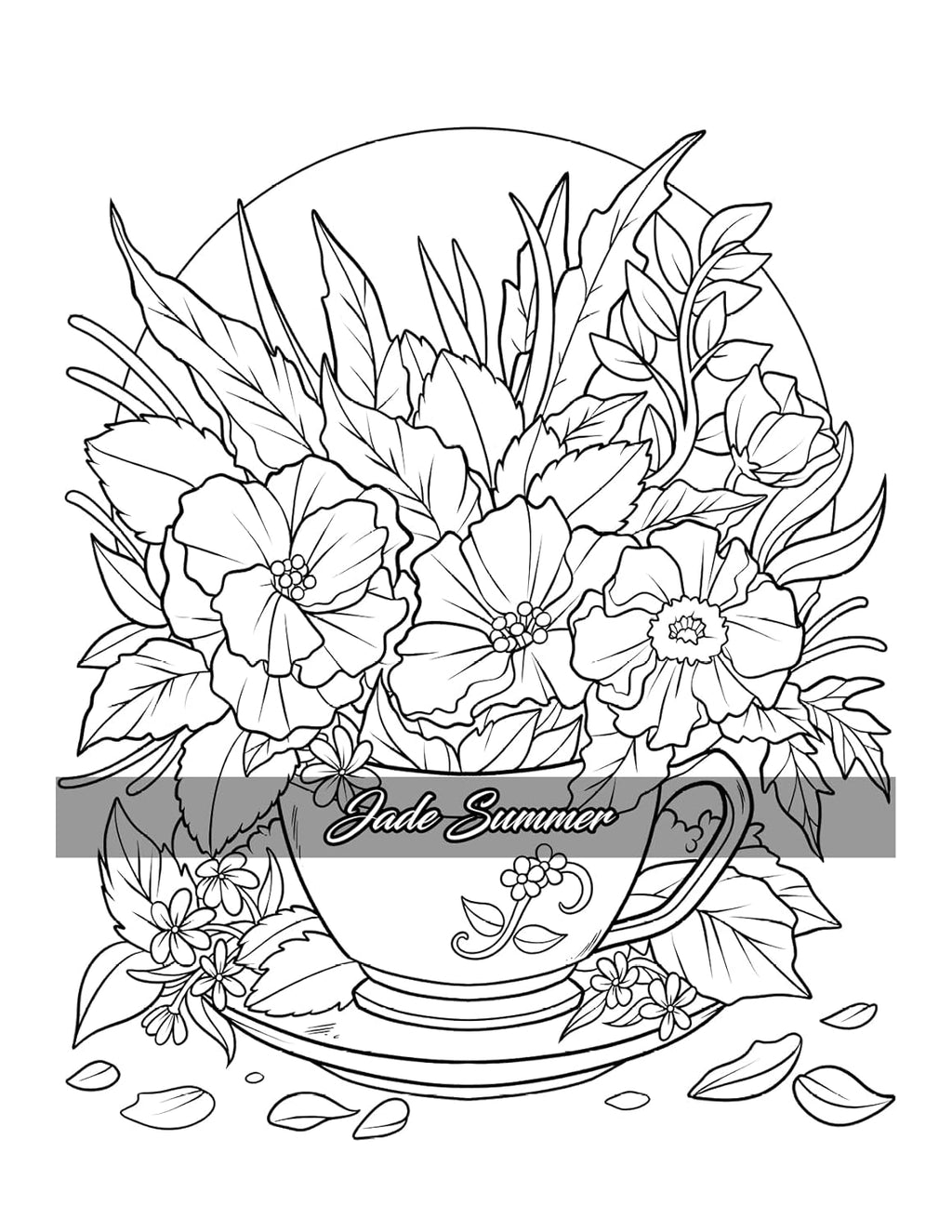 Stress Relief: Adult Coloring Book with Animals, Flowers, Fantasy, and More for Mindfulness and Relaxation